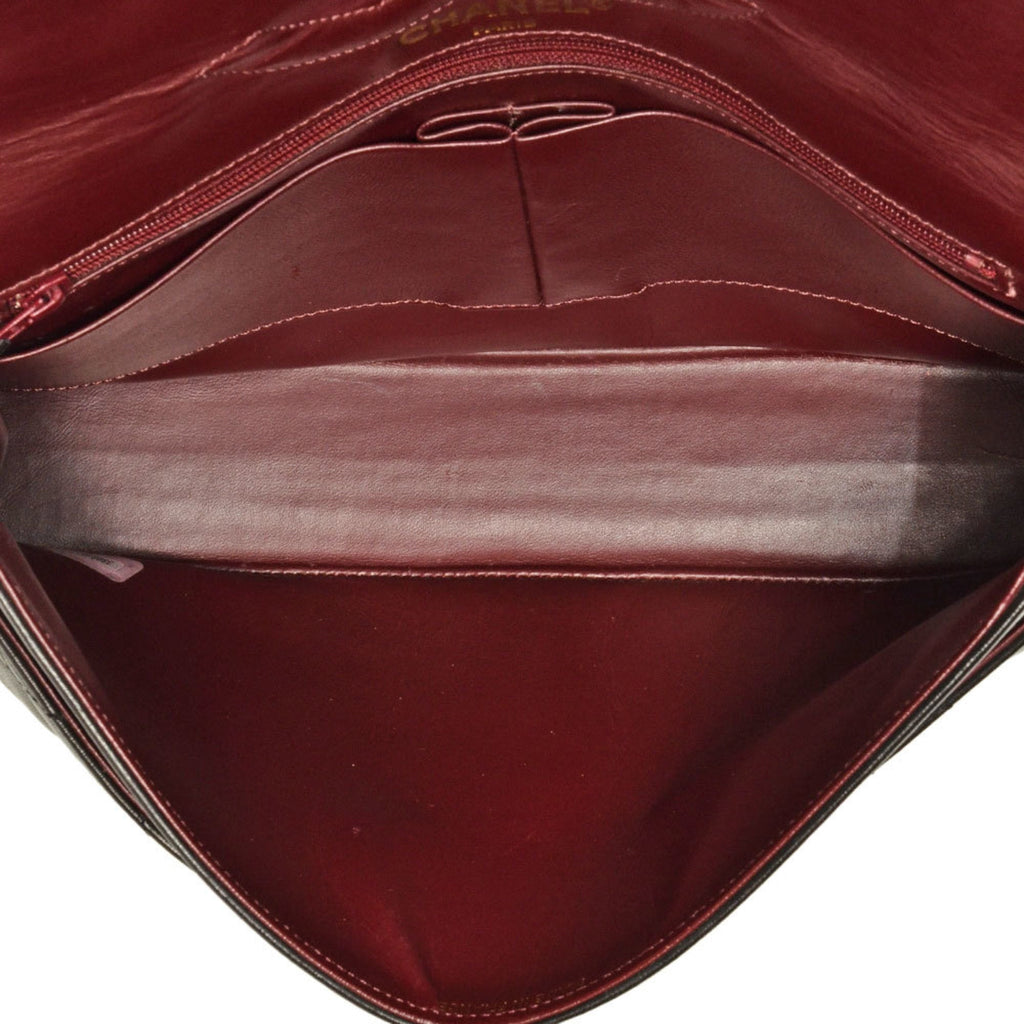 Chanel Black Leather Shoulder Bag