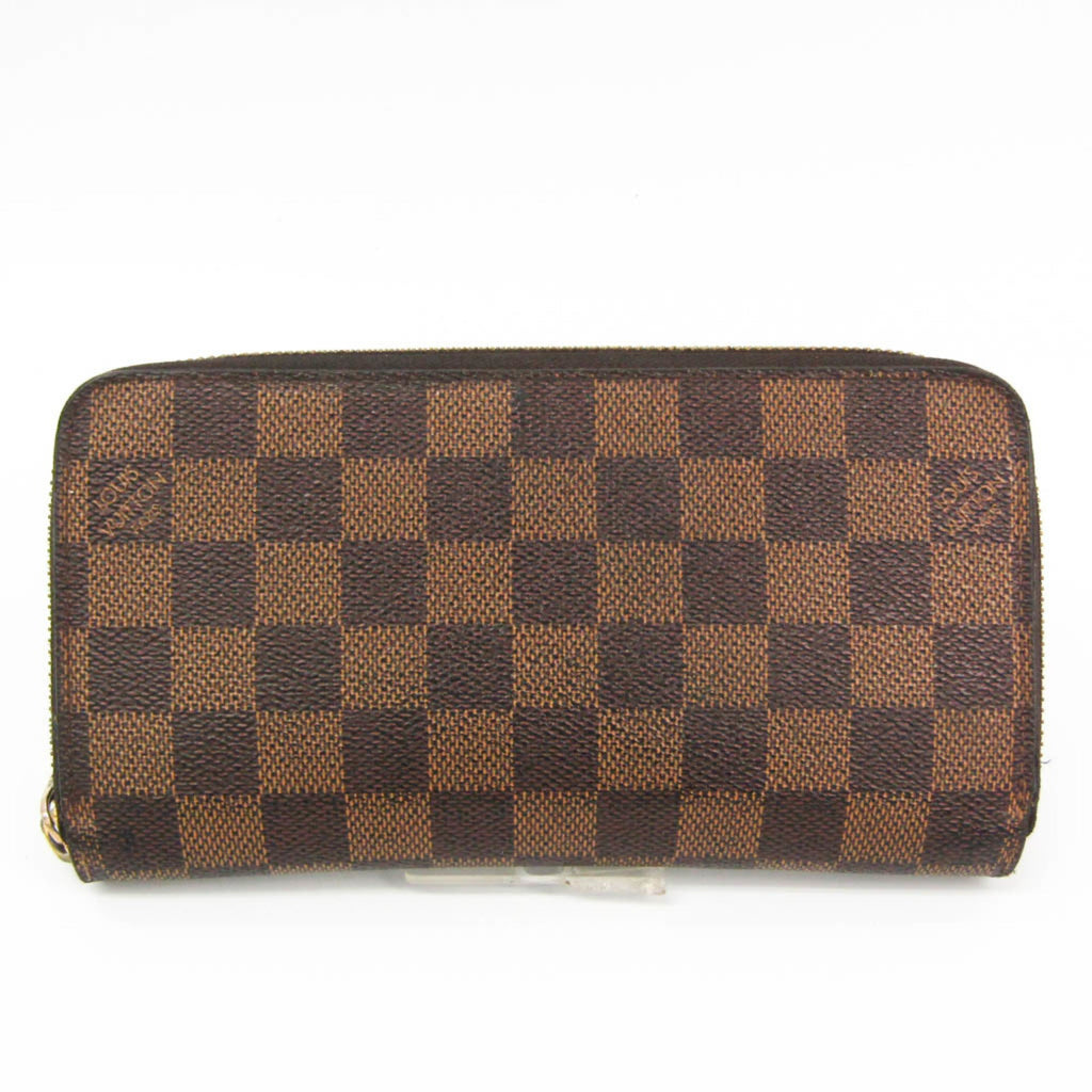 Louis Vuitton Damier Ebene Damier Canvas Long Wallet