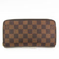 Louis Vuitton Damier Ebene Damier Canvas Long Wallet