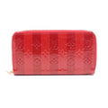 Louis Vuitton Bordeaux Red Color Leather Long Wallet