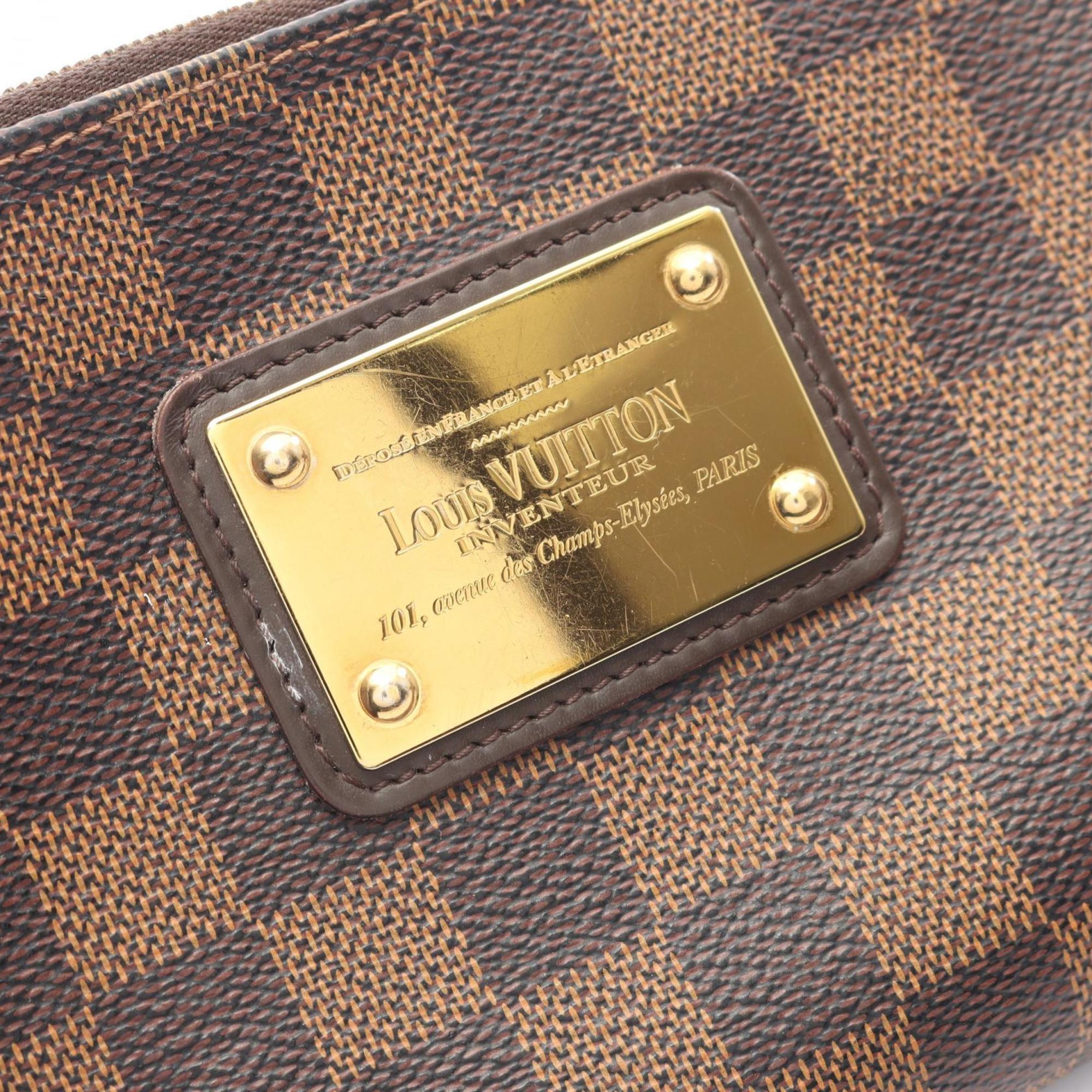 Louis Vuitton Brown Ebene Coated Canvas Leather Handbag