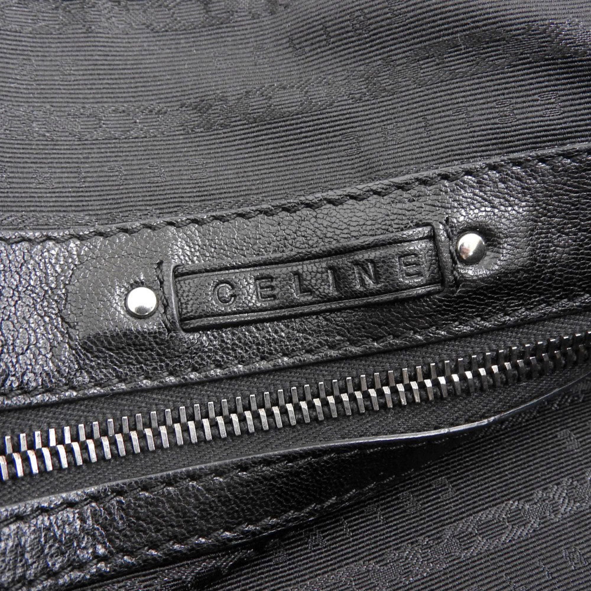 Celine Black Leather Handbag Shoulder Bag
