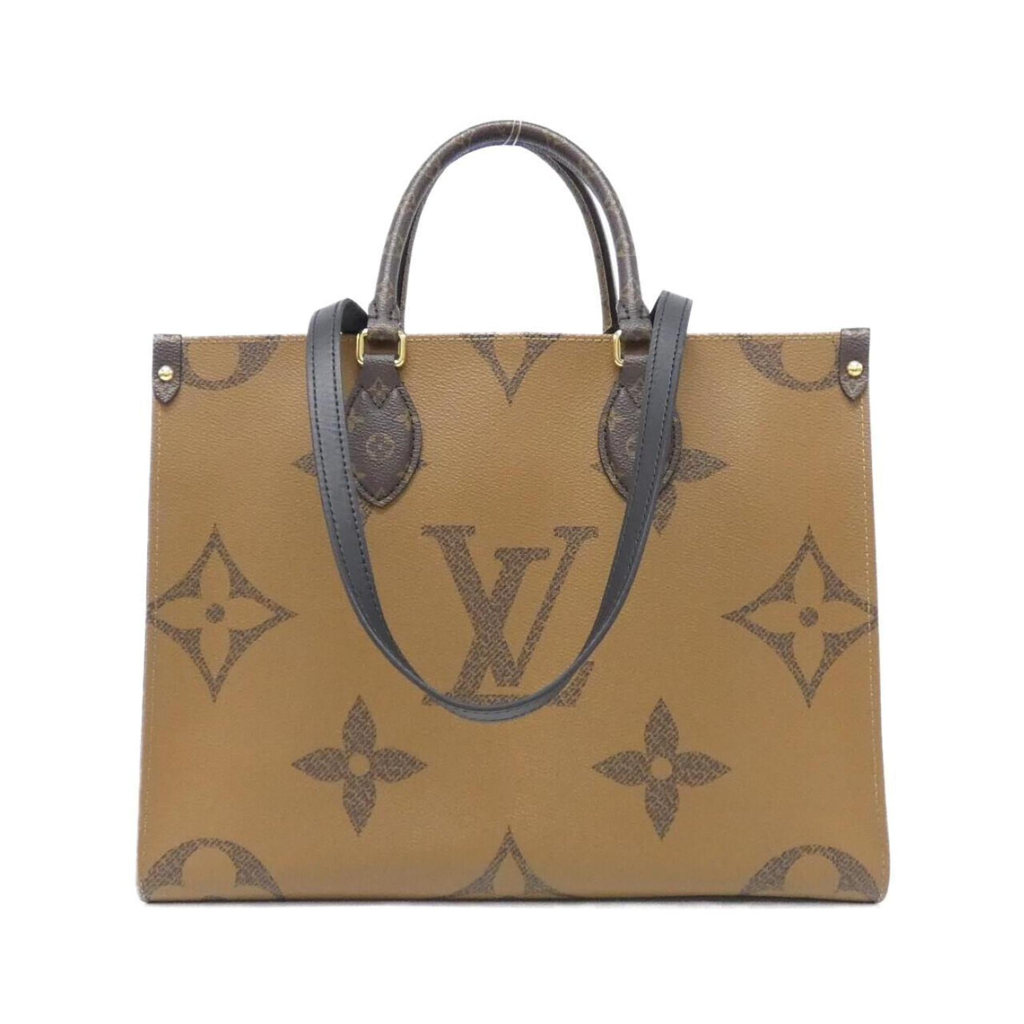 Louis Vuitton Marron Coated Canvas Handbag