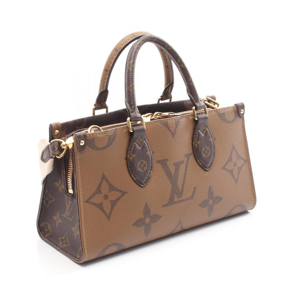 Louis Vuitton Brown Coated Canvas Handbag