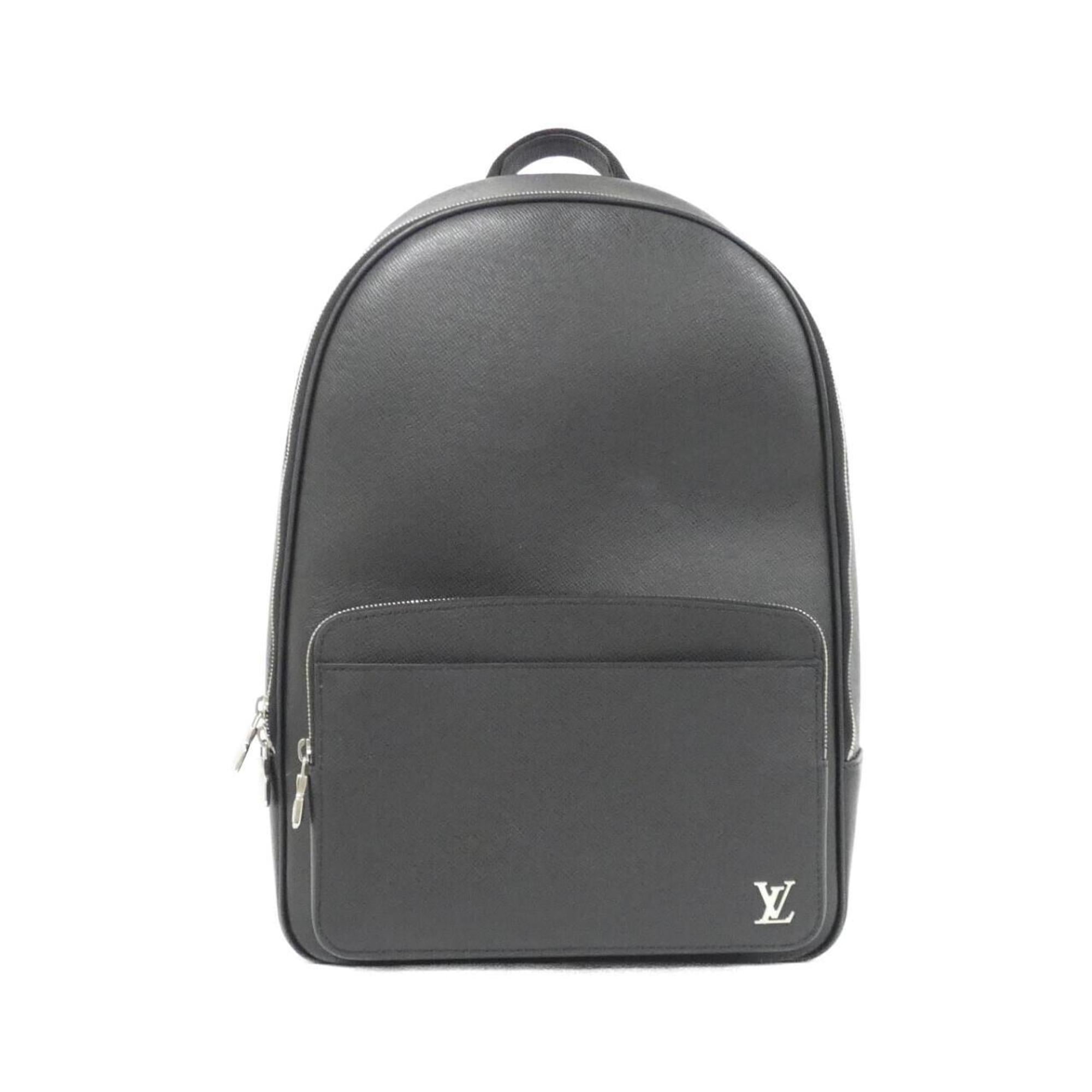 Louis Vuitton Black Leather Backpack