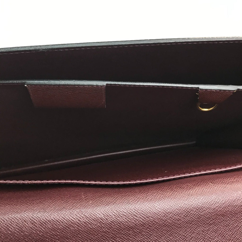 Louis Vuitton Brown Leather Briefcase