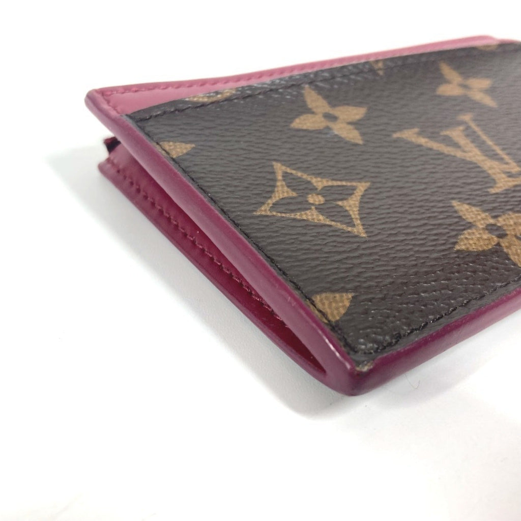 Louis Vuitton Monogram Brown Purple Monogram Coin Purse/Coin Case