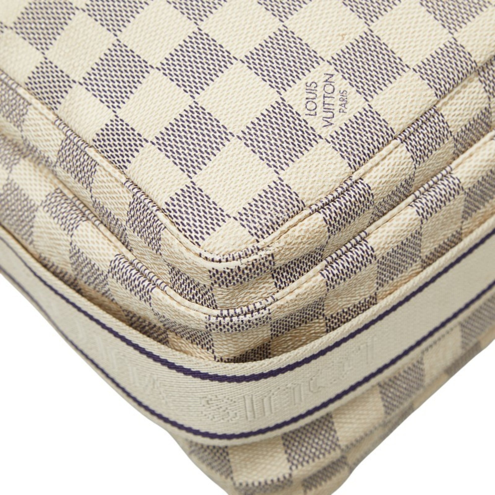 Louis Vuitton White Pvc Leather Shoulder Bag