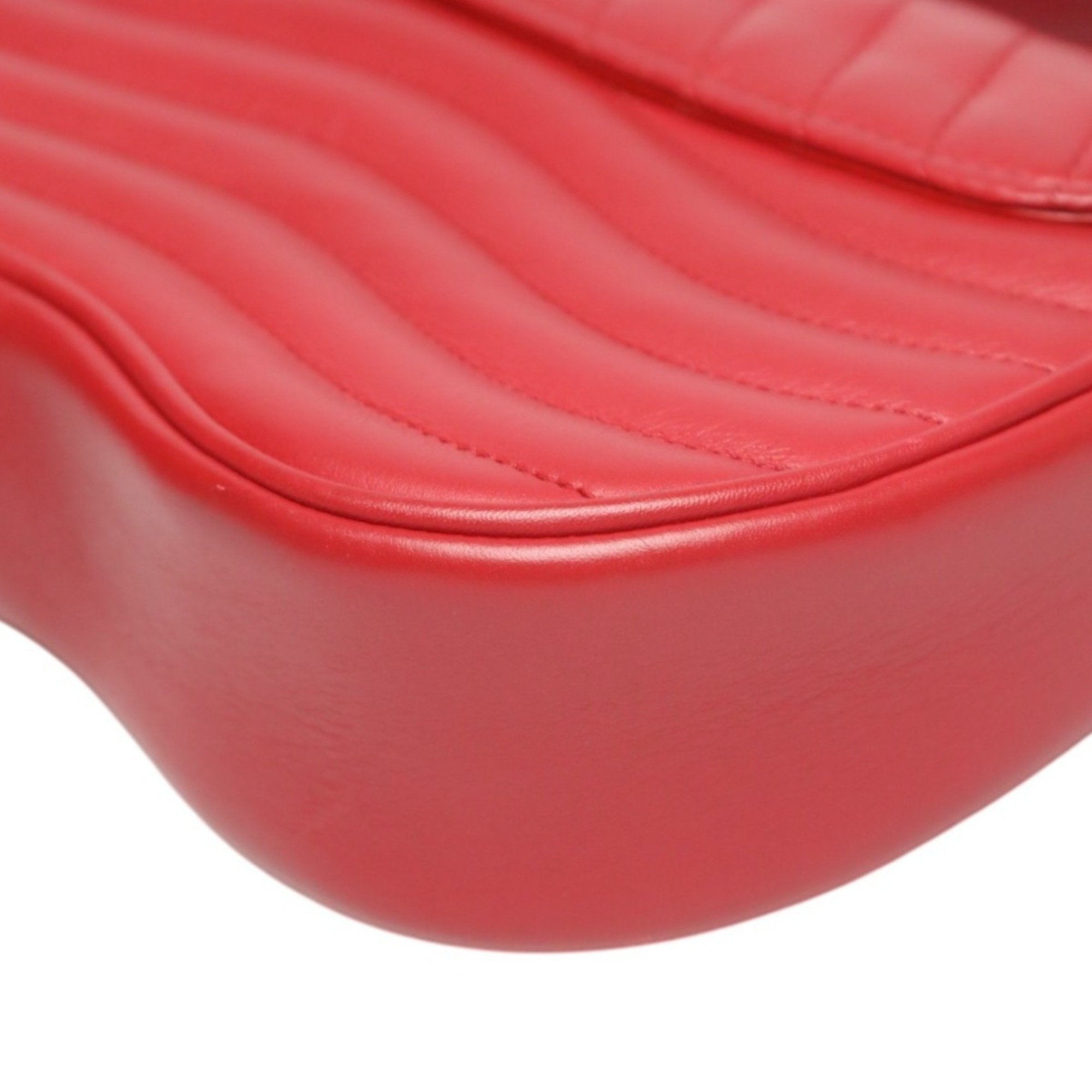 Louis Vuitton Red Color Leather Shoulder Bag