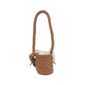 Bottega Veneta Beige Brown Leather Shoulder Bag