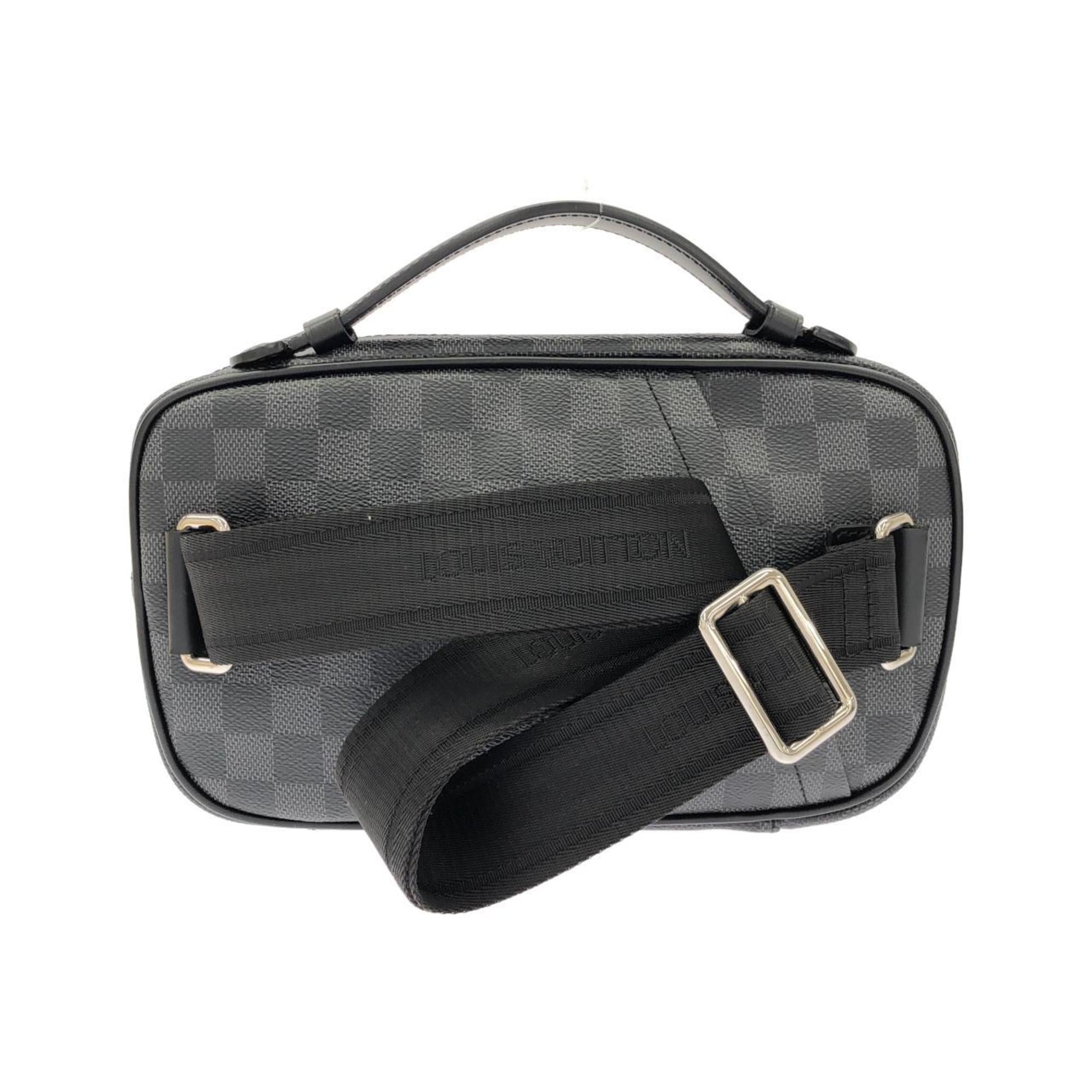 Louis Vuitton Graphite Coated Canvas Shoulder Bag