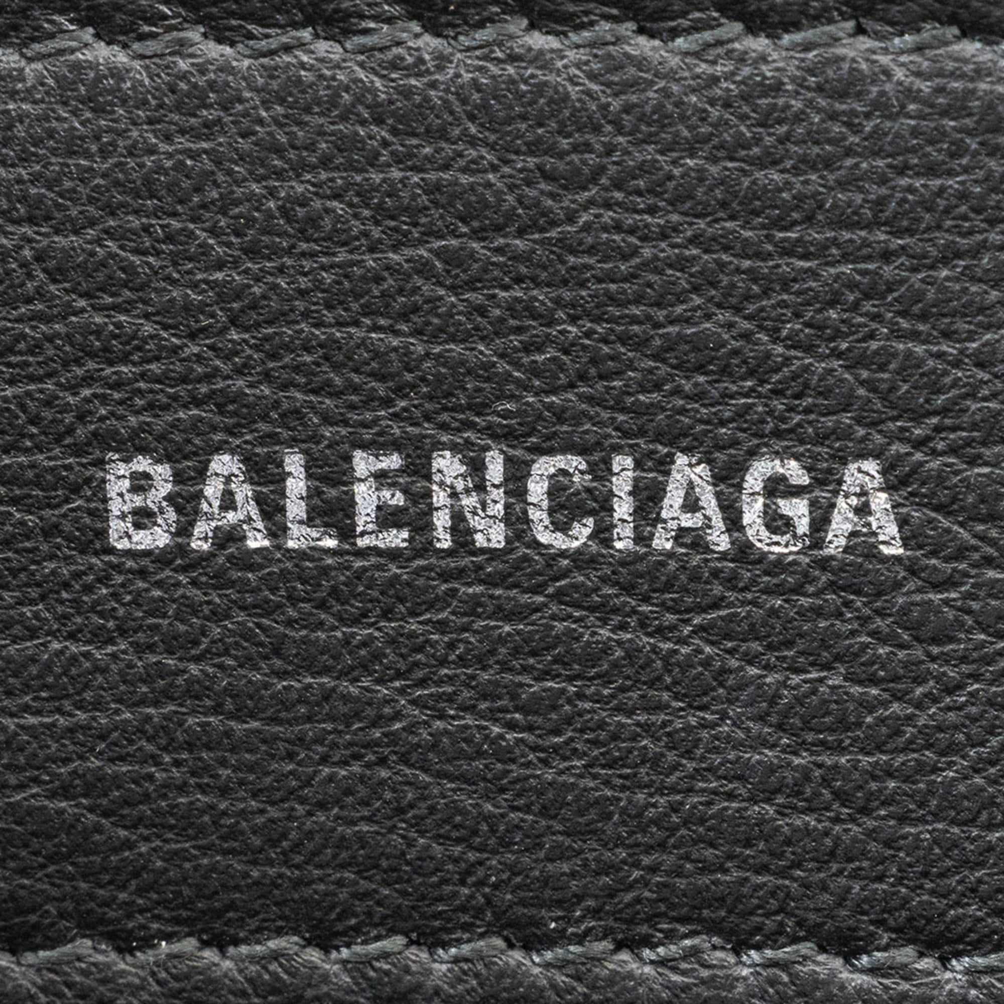 Balenciaga White Leather Shoulder Bag Tote