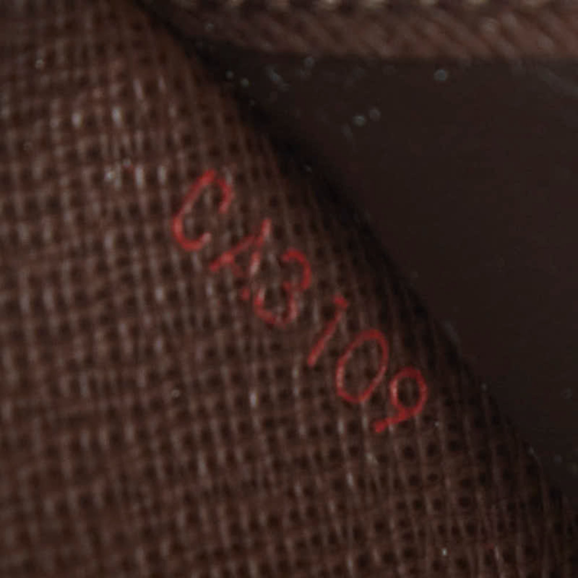 Louis Vuitton Damier Brown Damier Canvas Damier Canvas Long Wallet