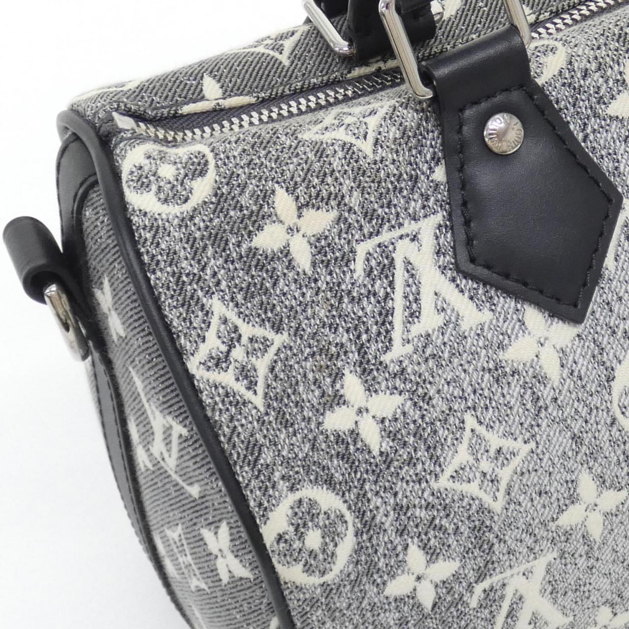 Louis Vuitton Brown Canvas Boston Bag