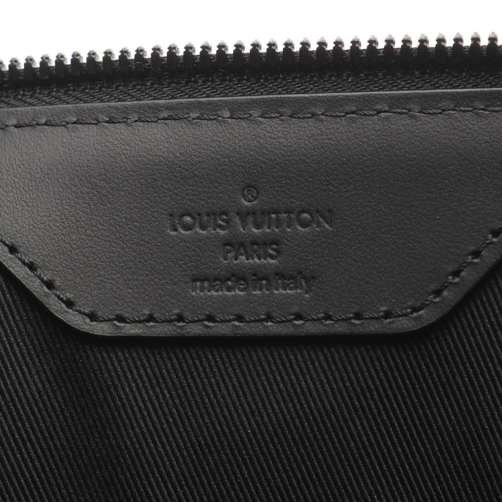 Louis Vuitton Black Noir Leather Handbag Tote Bag