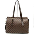 Louis Vuitton Brown Damier Canvas Shoulder Bag Tote Bag