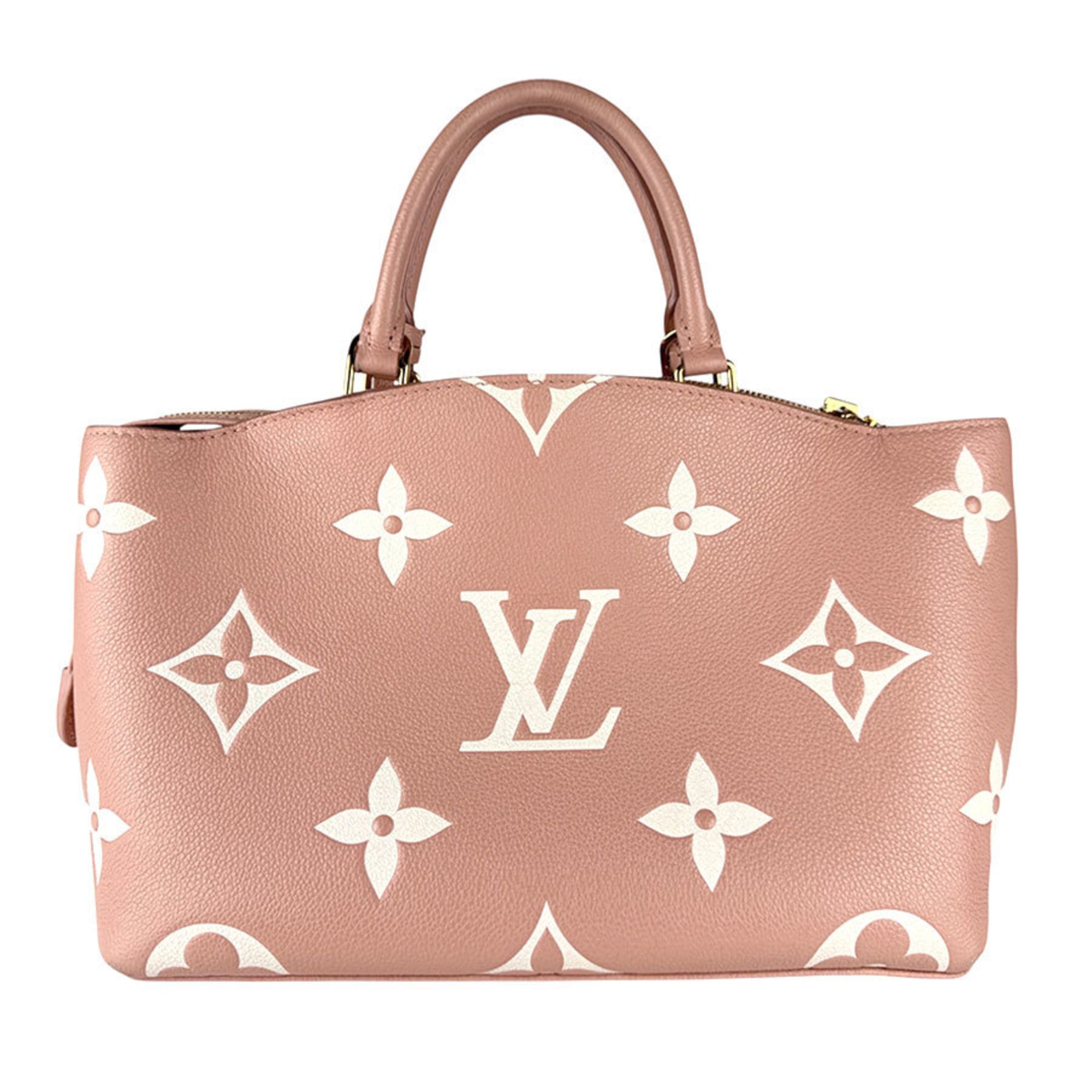 Louis Vuitton Cream Pink Monogram Empreinte Handbag Shoulder Bag