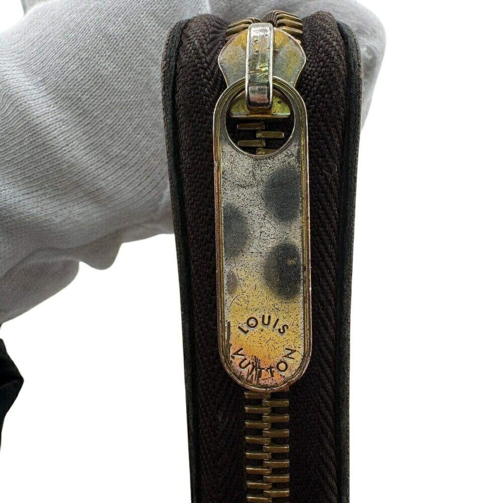 Louis Vuitton Brown Leather Long Wallet