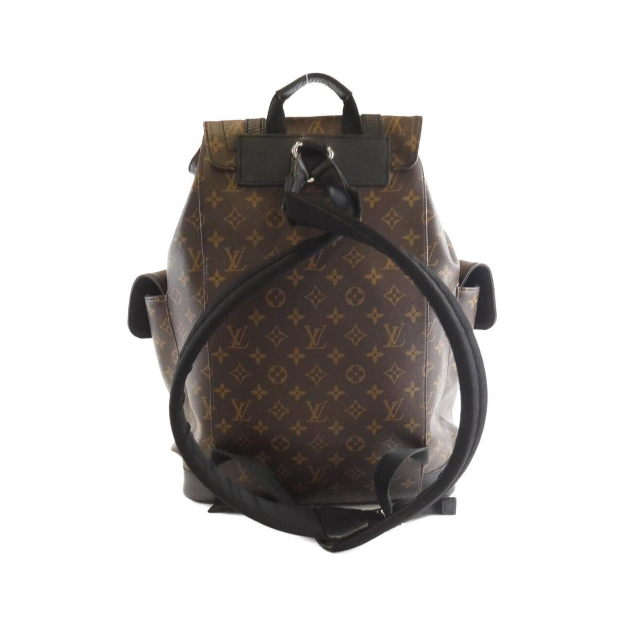 Louis Vuitton Brown Coated Canvas Backpack