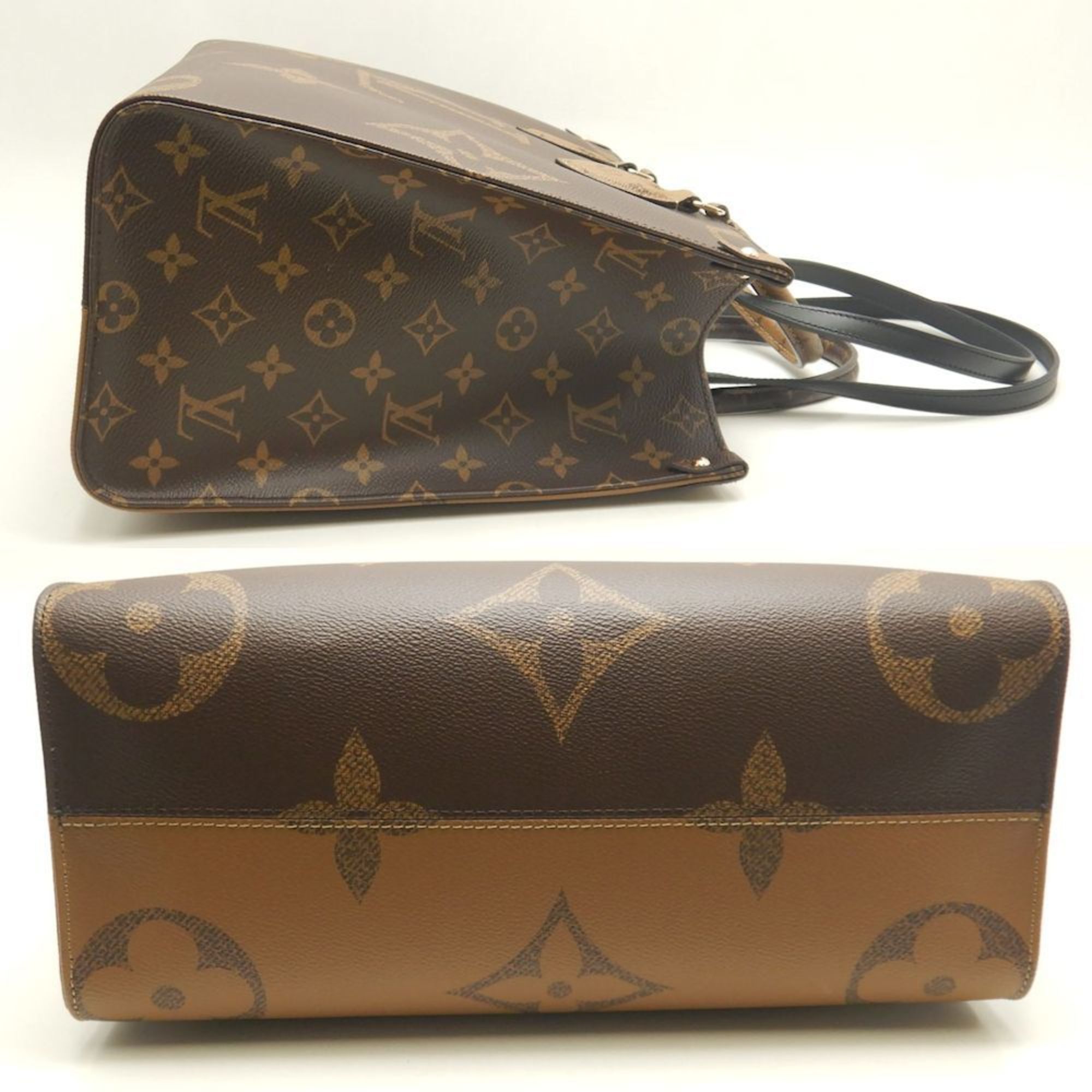 Louis Vuitton Brown Pvc Tote Bag