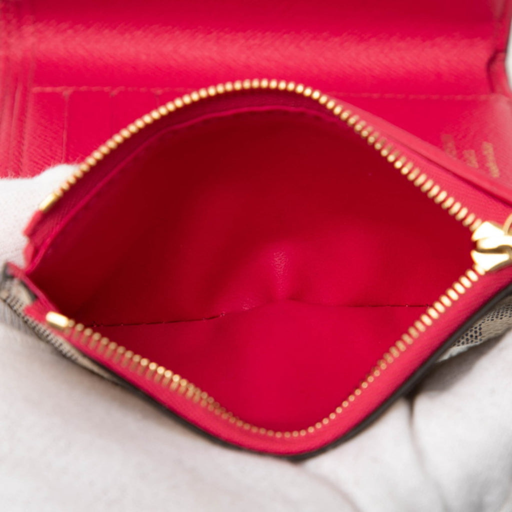 Louis Vuitton Multi-Color White Pvc Leather Wallet (Tri-Fold)