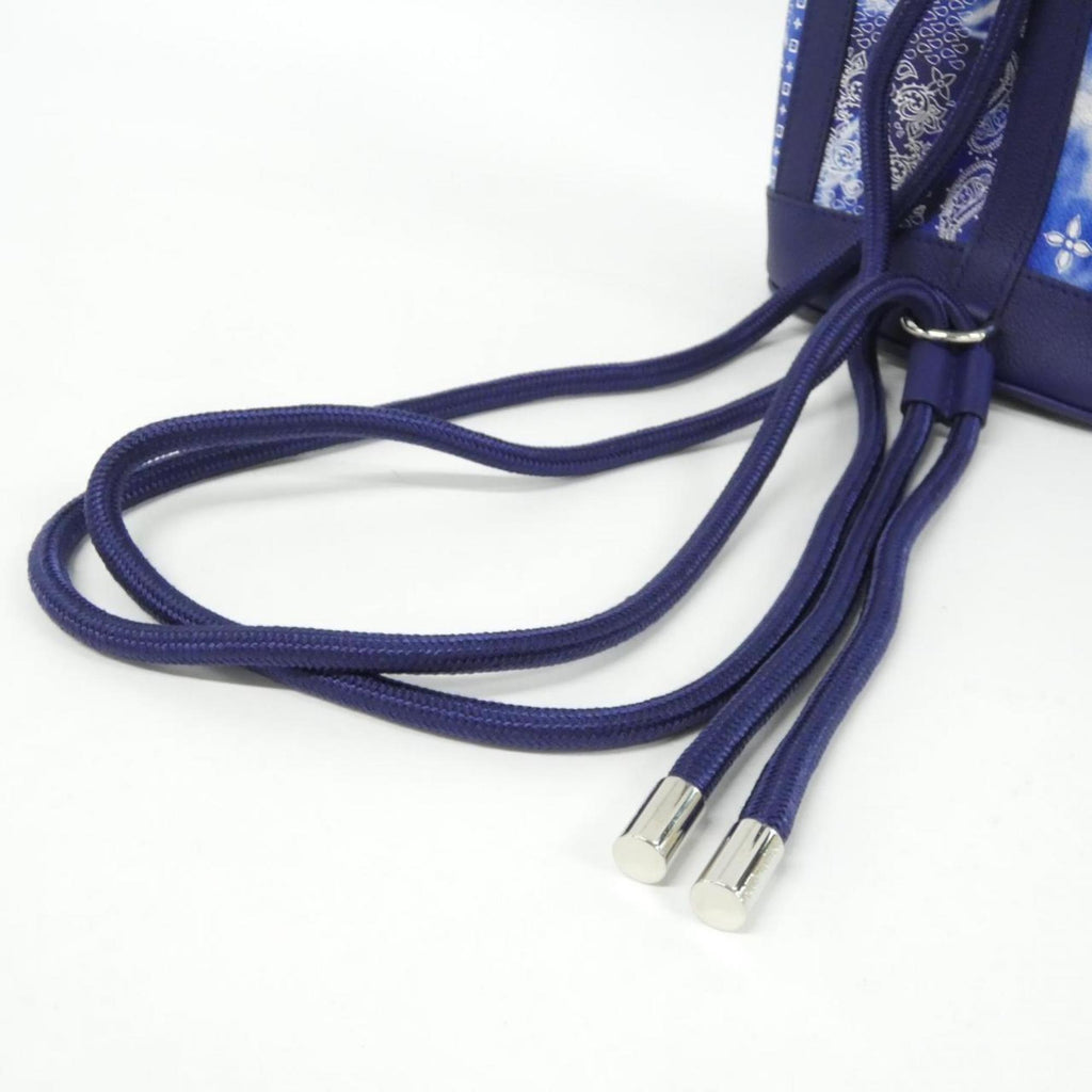 Louis Vuitton Blue Leather Shoulder Bag