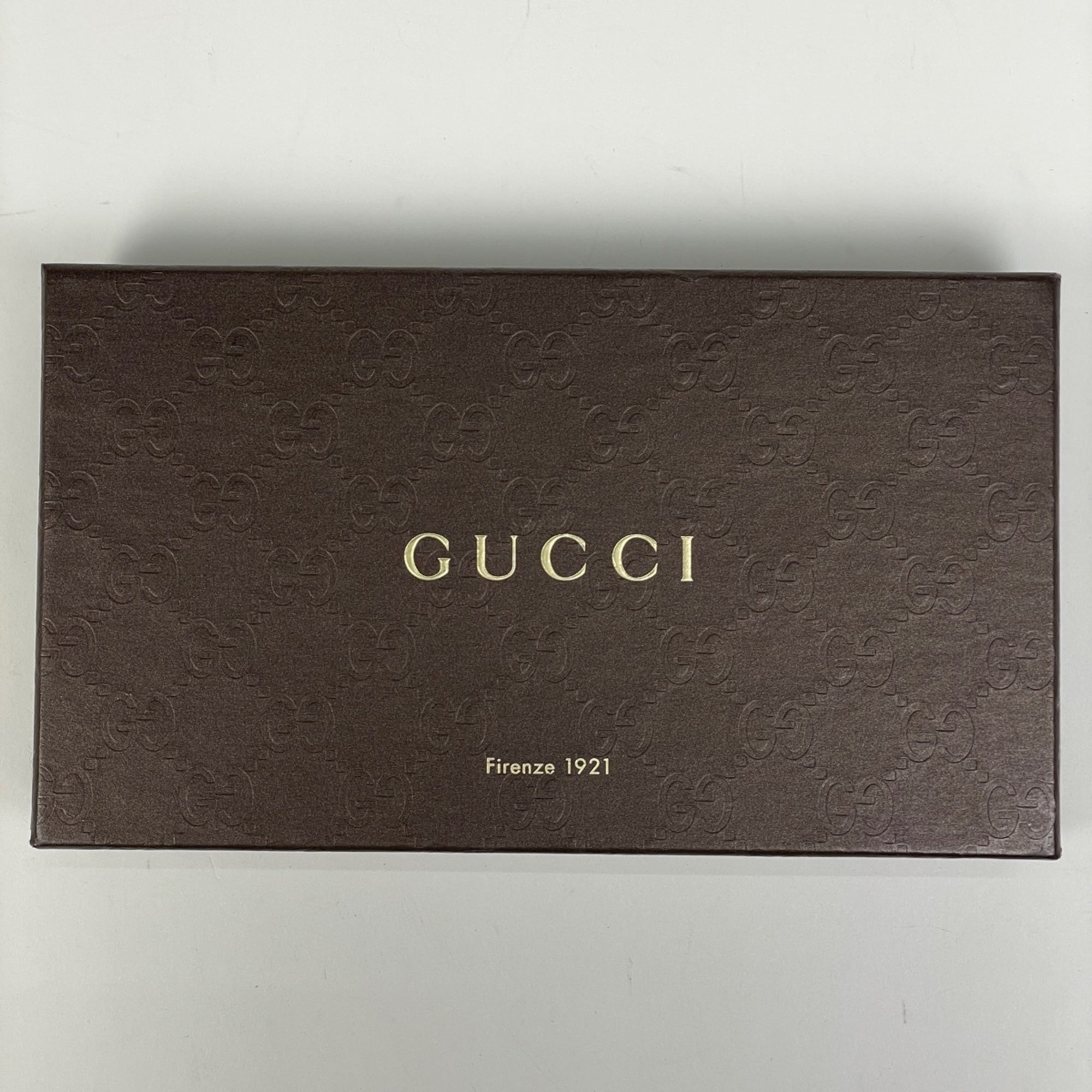 Gucci Brown Gg Canvas Leather Long Wallet (Bi-Fold) (Pre-Owned)