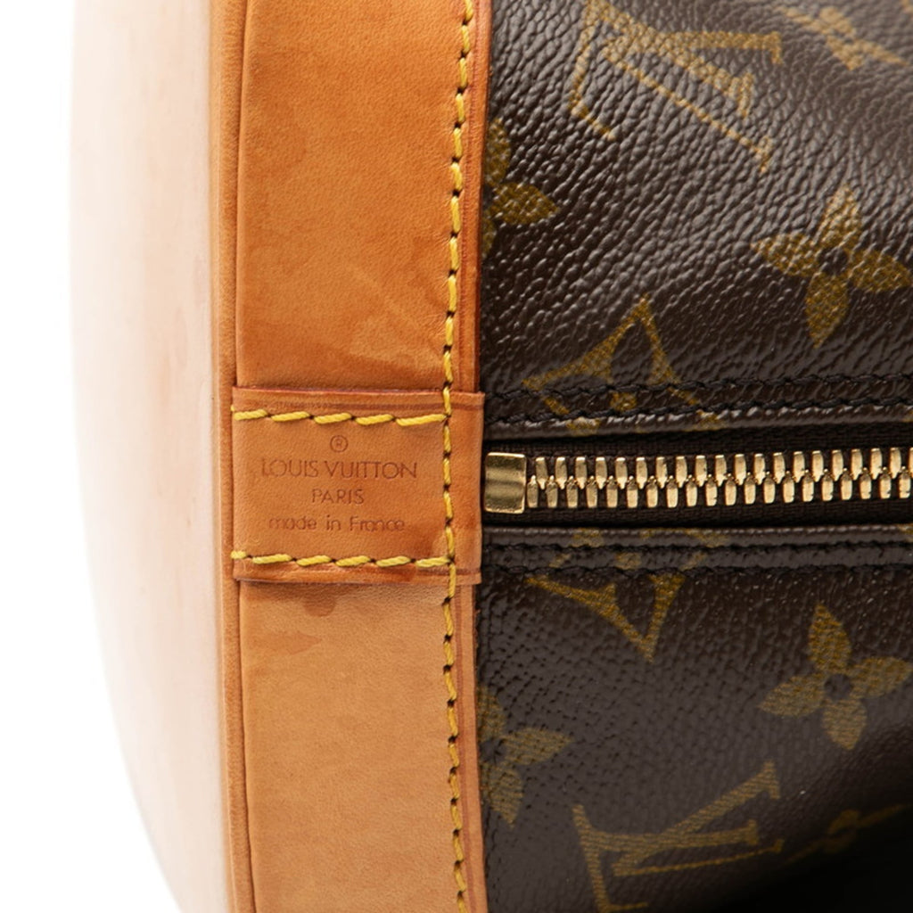Louis Vuitton Monogram Brown Pvc Leather Handbag