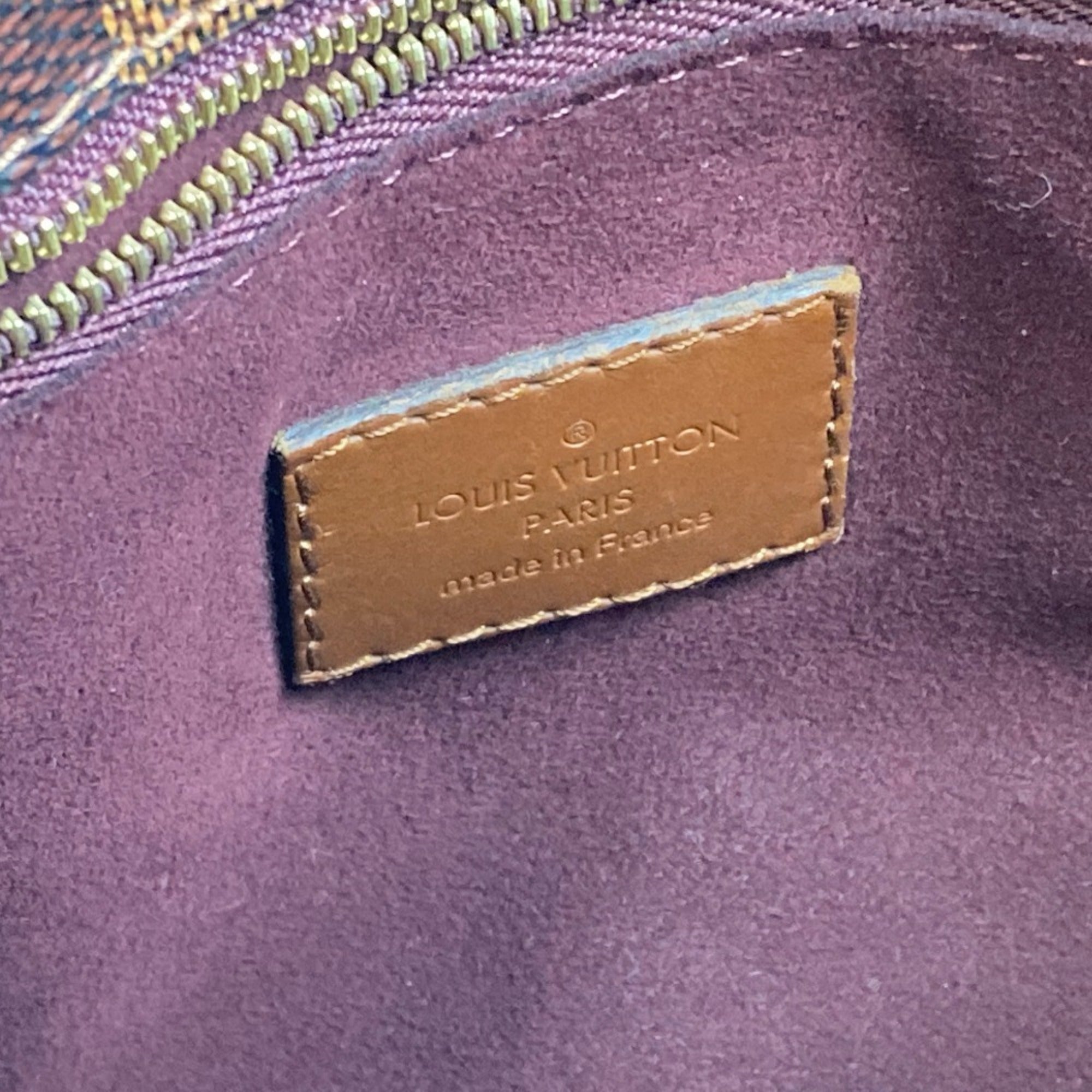 Louis Vuitton Brown Damier Canvas Handbag Tote Bag