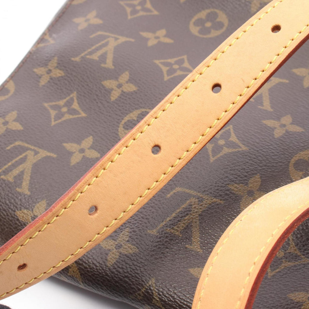 Louis Vuitton Brown Monogram Leather Shoulder Bag