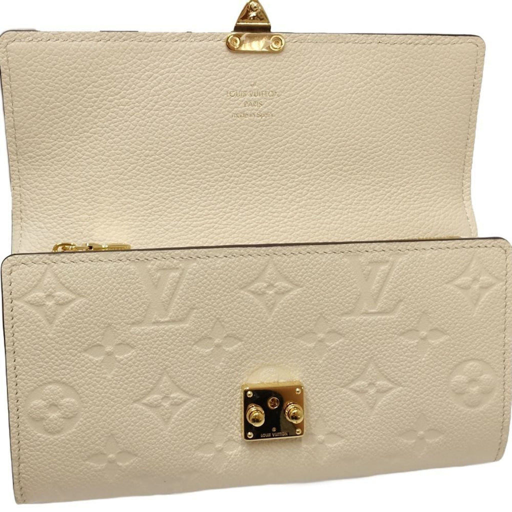 Louis Vuitton Monogram Empreinte Leather Long Wallet