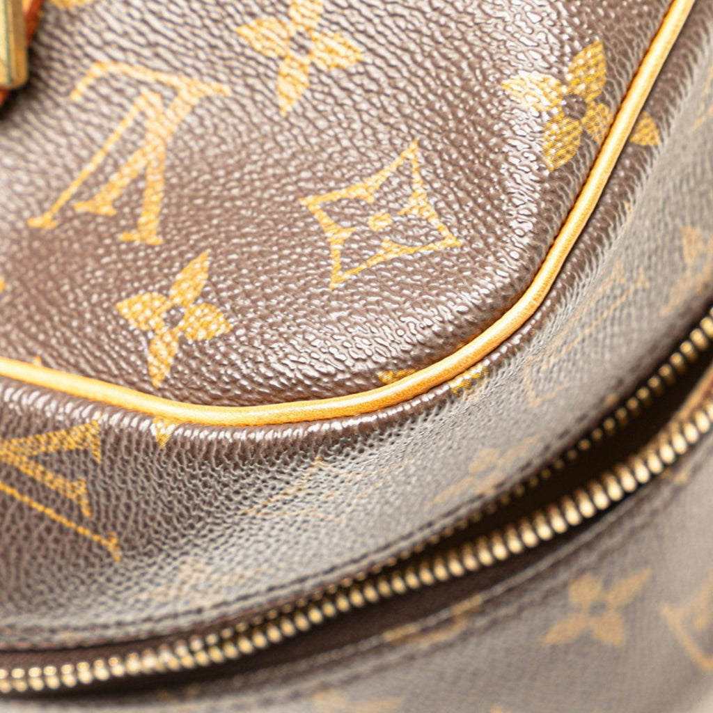 Louis Vuitton Brown Pvc Leather Handbag Shoulder Bag
