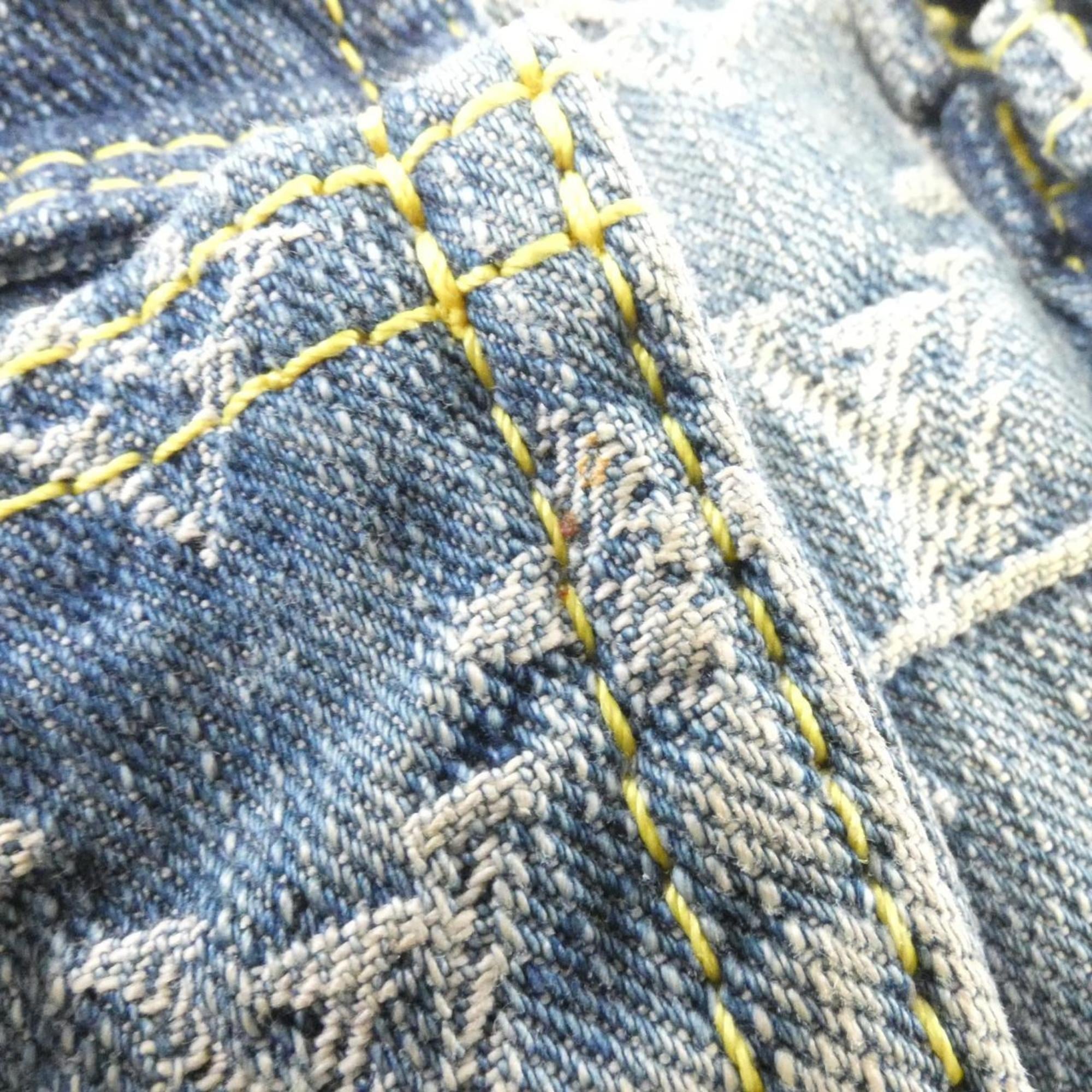 Louis Vuitton Blue Denim Canvas Shoulder Bag