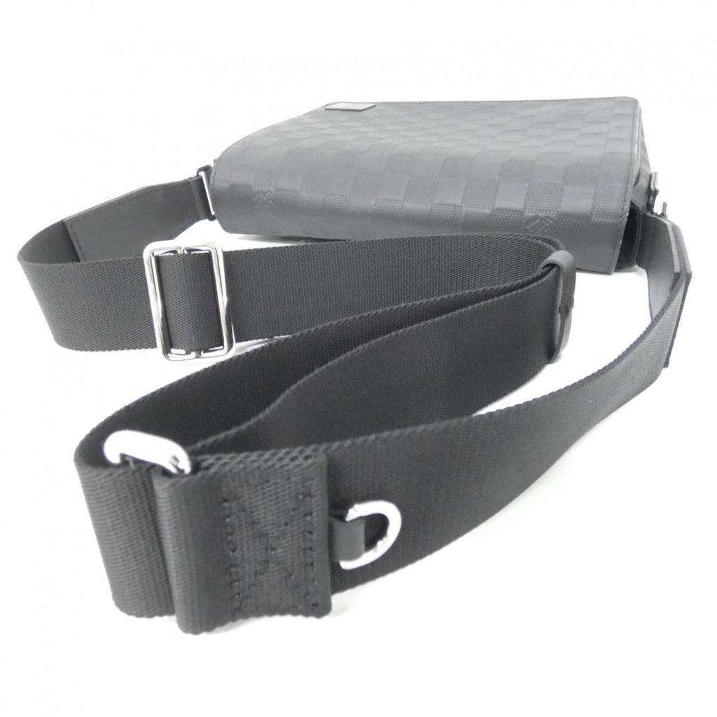 Louis Vuitton Black Leather Shoulder Bag