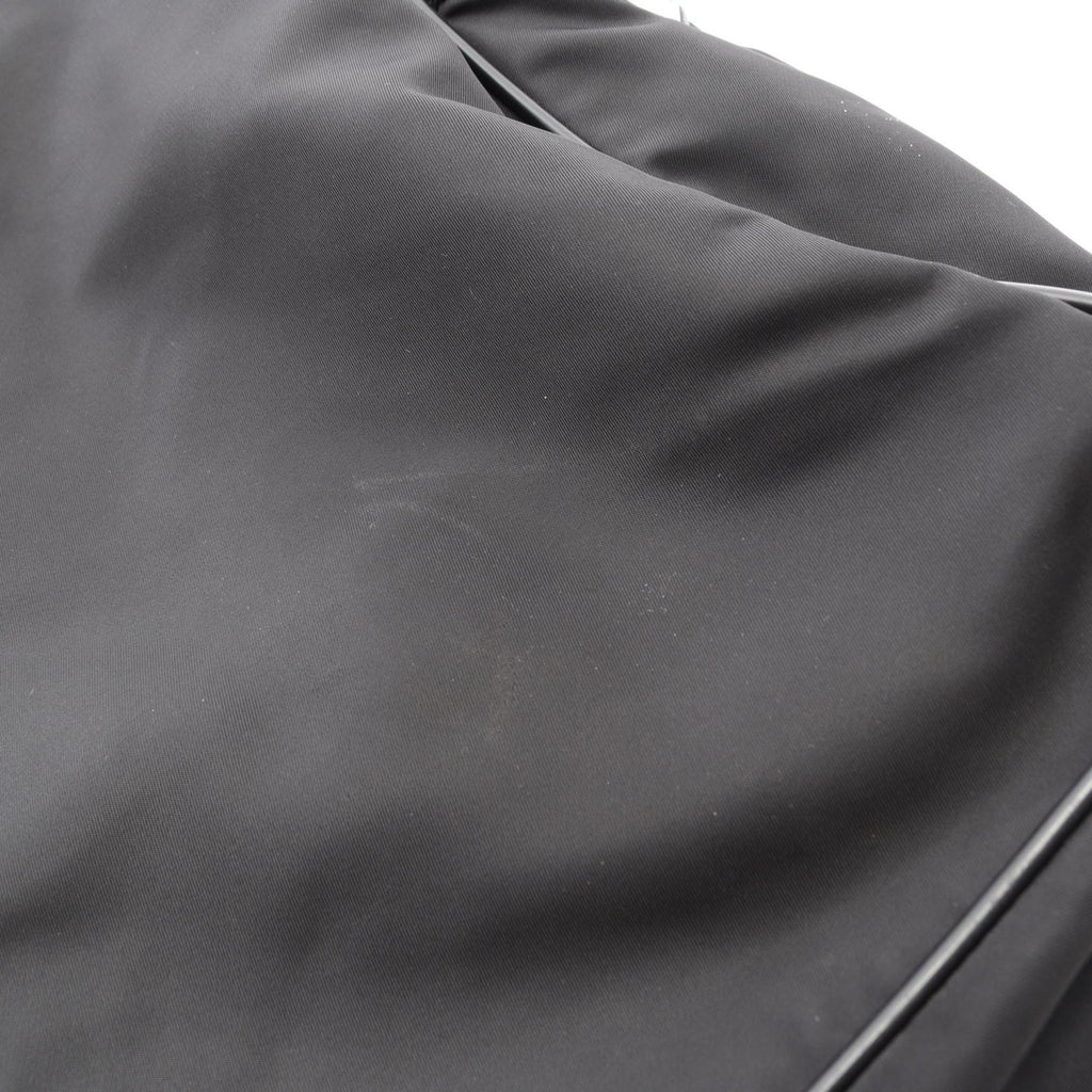 Prada Black Nylon Leather Shoulder Bag