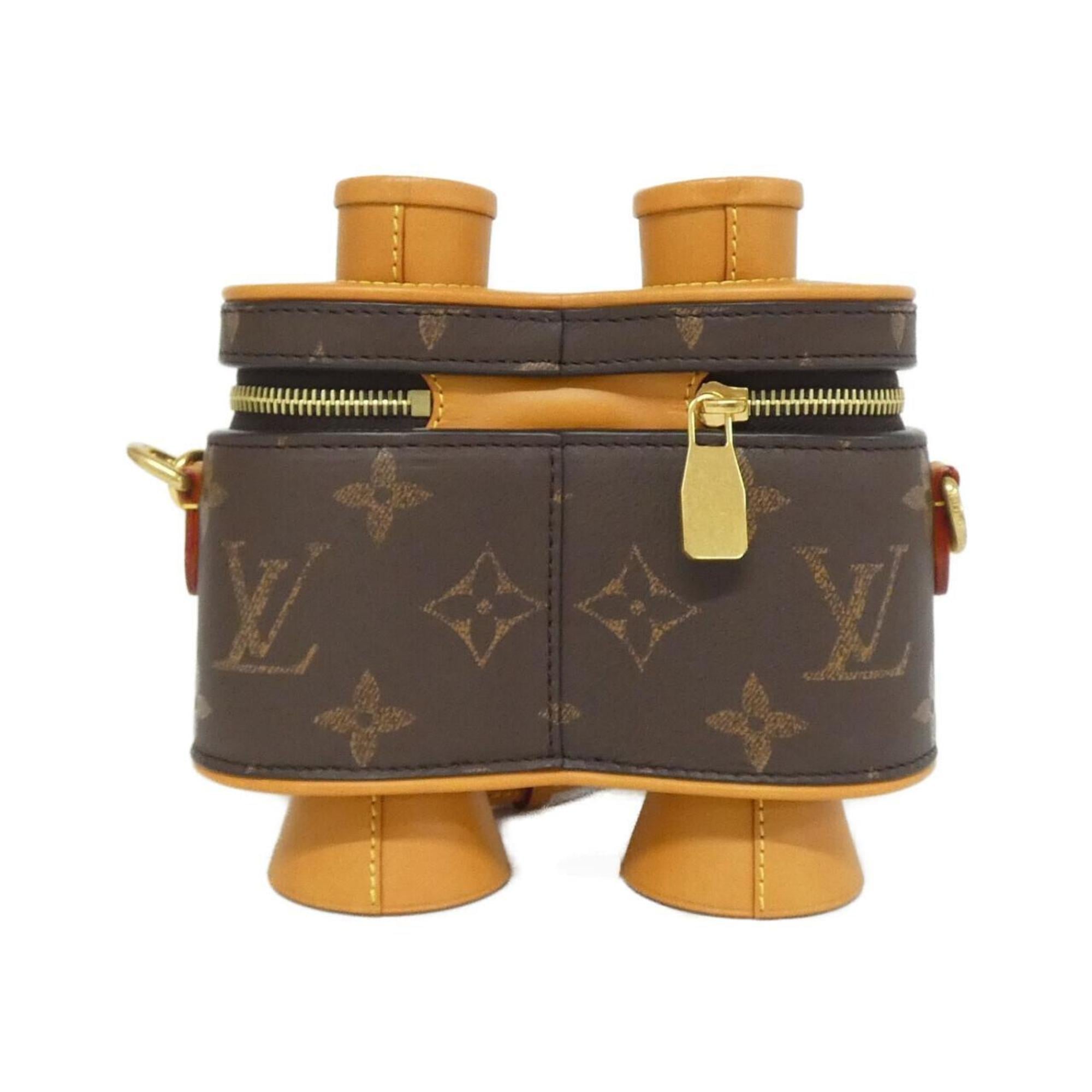 Louis Vuitton Brown Coated Canvas Shoulder Bag