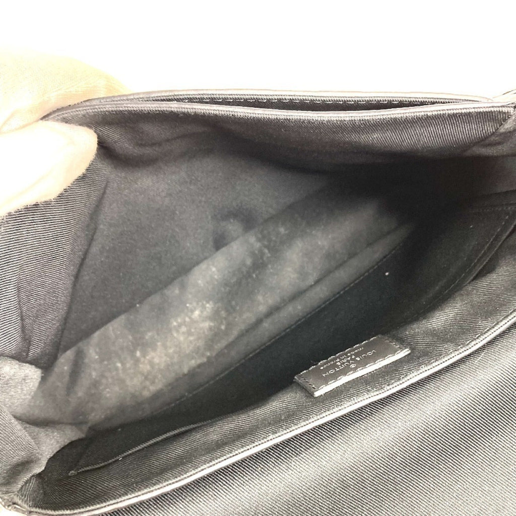 Louis Vuitton Black Noir Damier Infini Messenger Bag Shoulder Bag