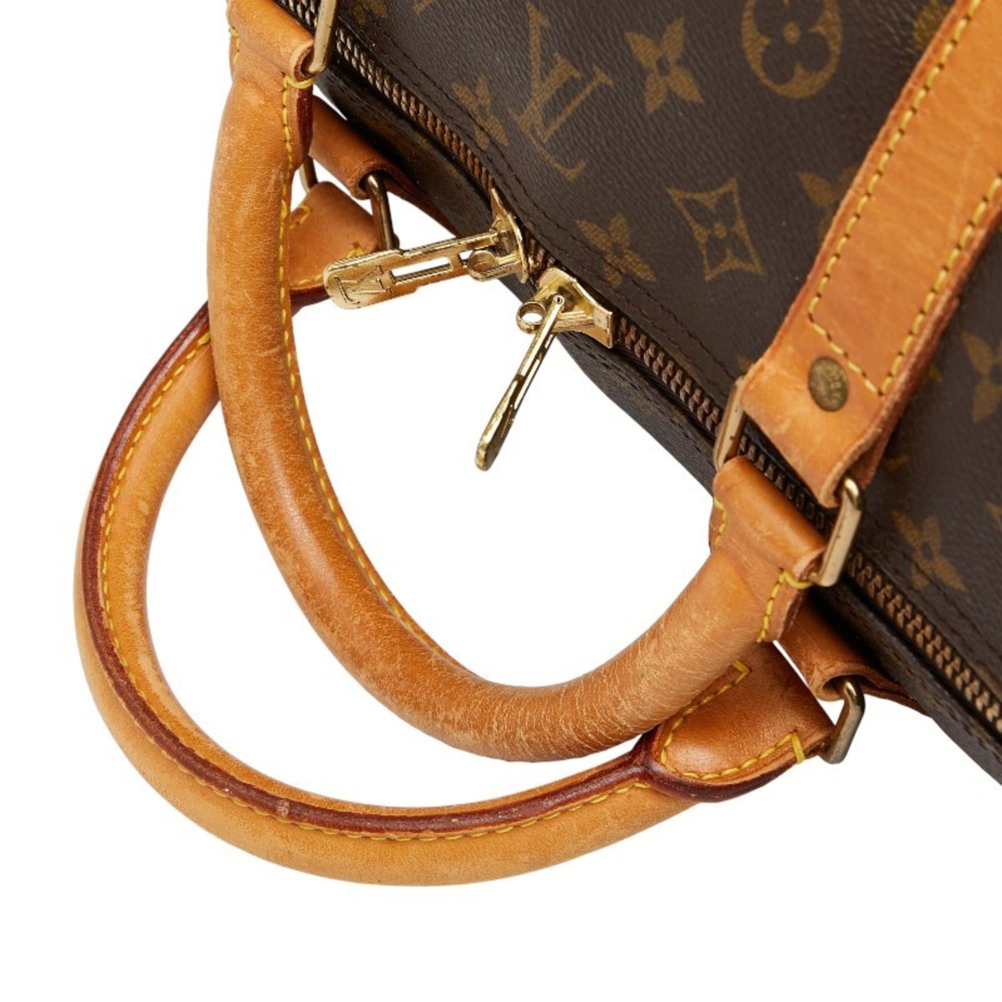 Louis Vuitton Monogram Brown Monogram Monogram Pvc Leather Boston Bag Shoulder Bag