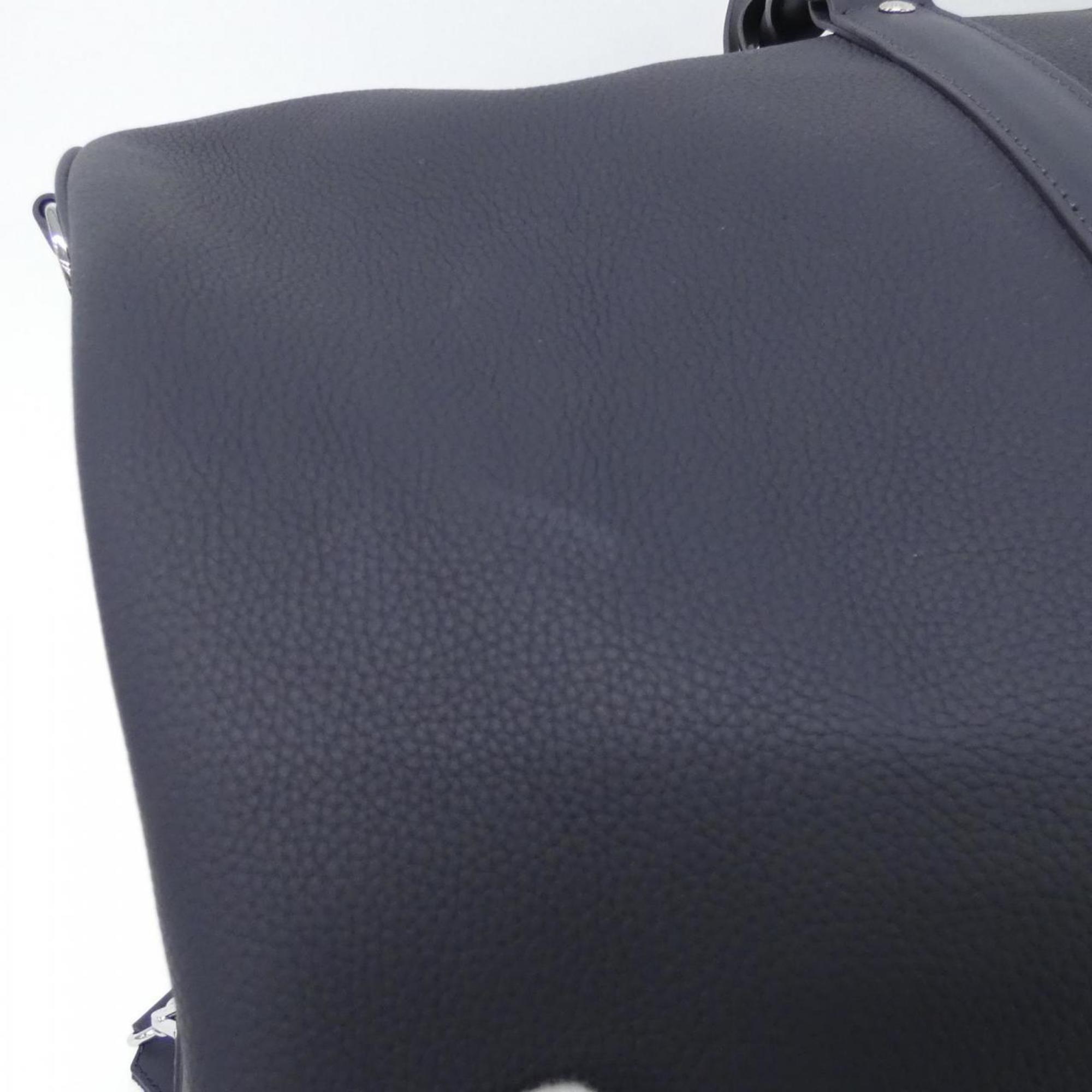 Louis Vuitton Ancre Leather Boston Bag