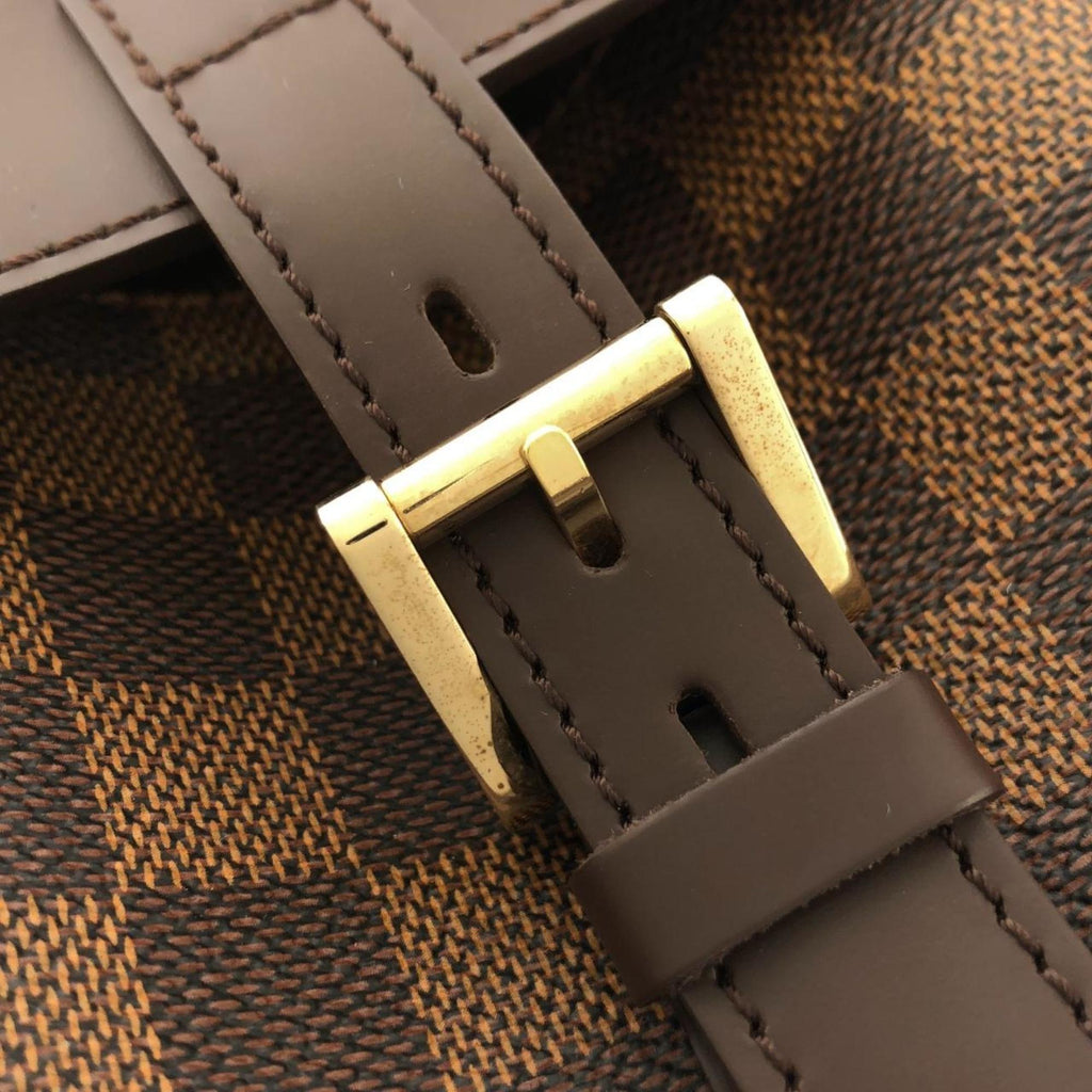 Louis Vuitton Brown Coated Canvas Handbag