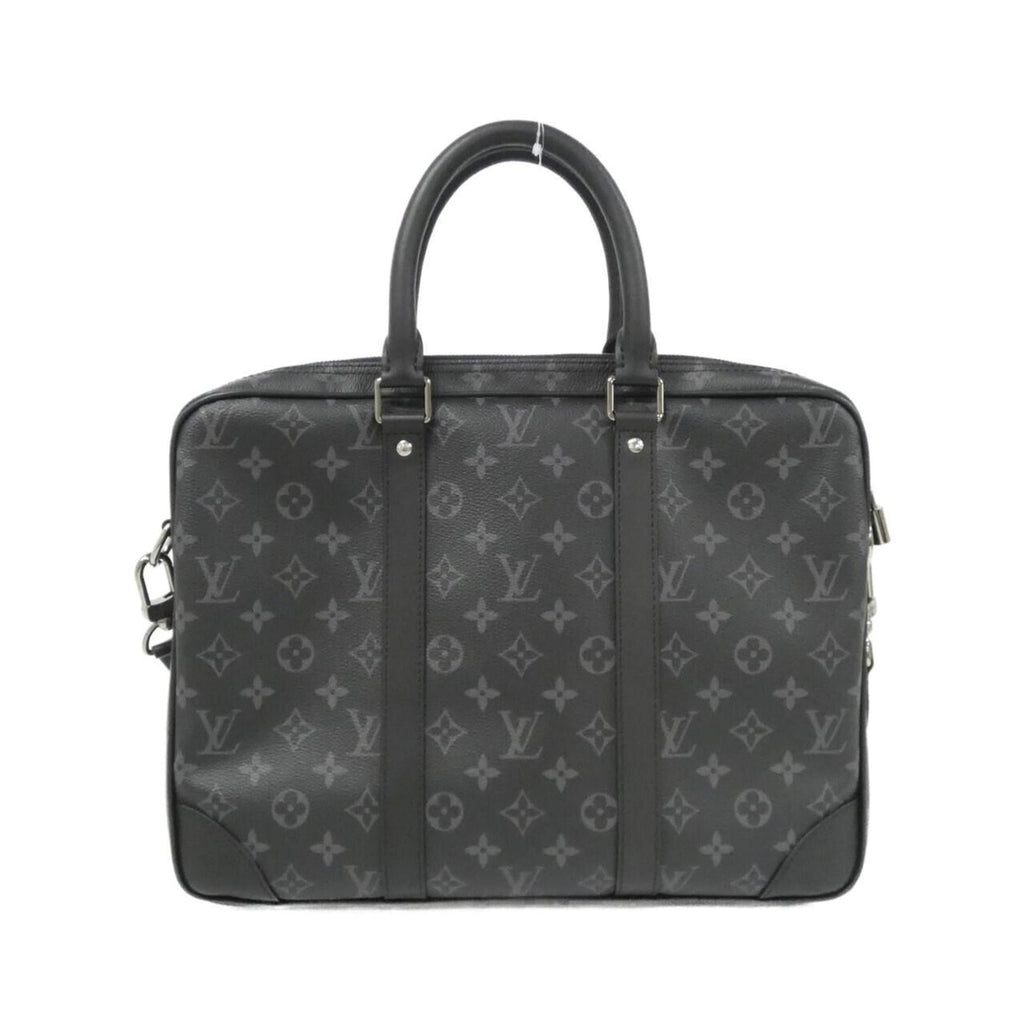 Louis Vuitton Black Coated Canvas Handbag