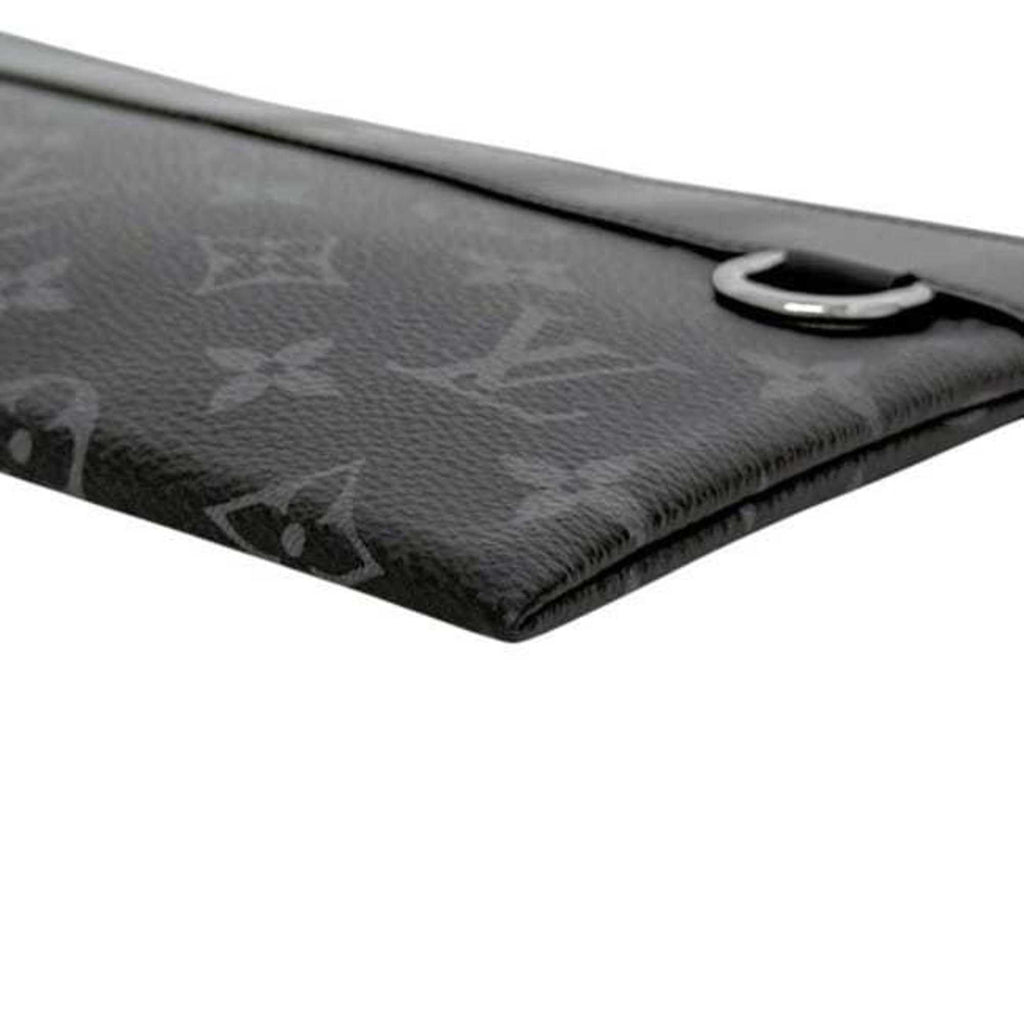 Louis Vuitton Black Monogram Eclipse Monogram Eclipse Leather Pochette Pouch