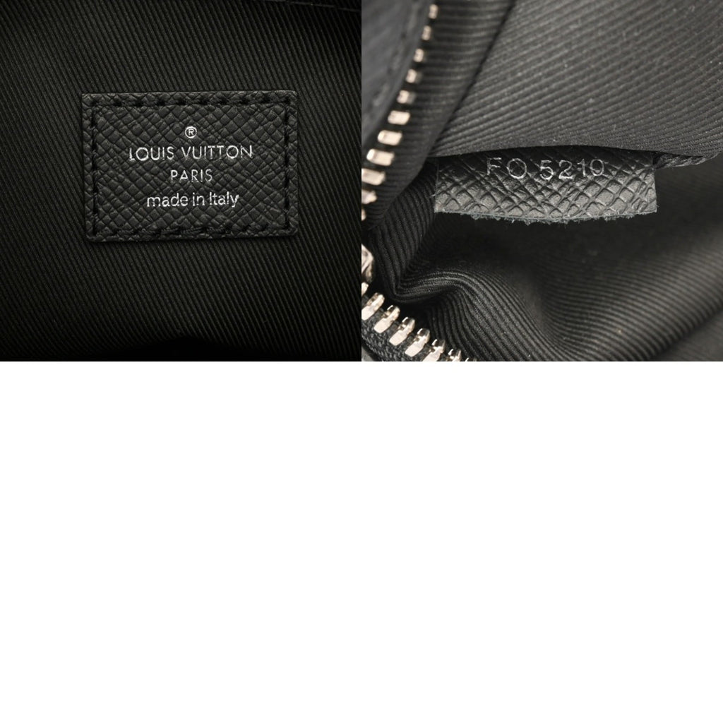 Louis Vuitton Noir Leather Shoulder Bag