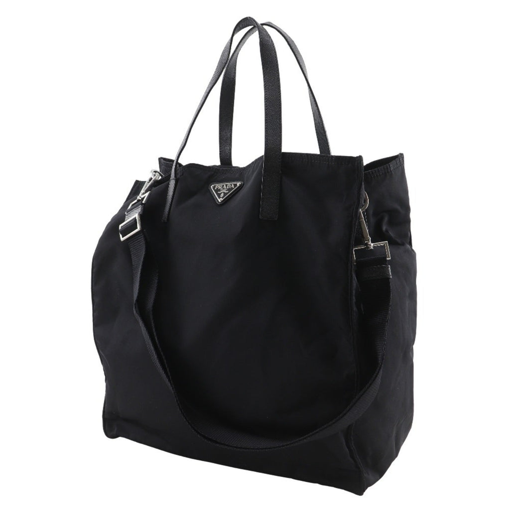 Prada Black Nylon Tote Bag