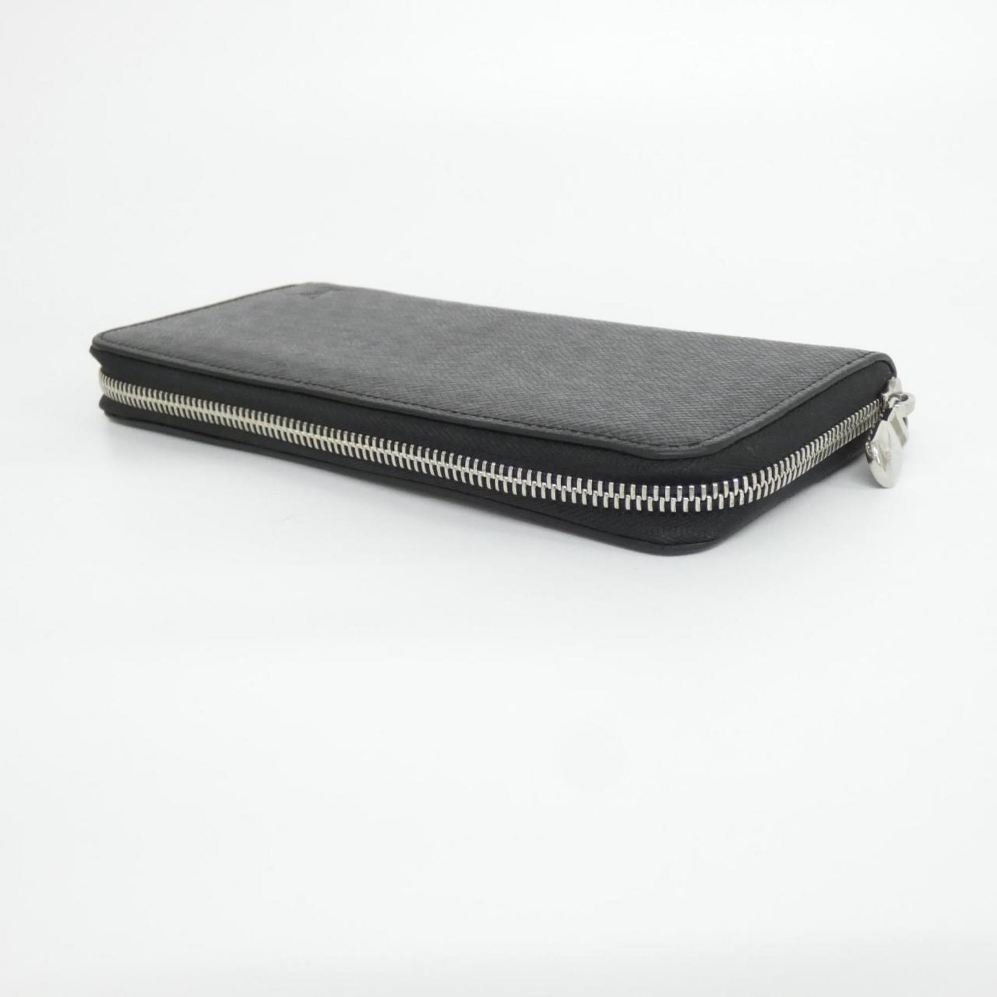 Louis Vuitton Black Leather Long Wallet