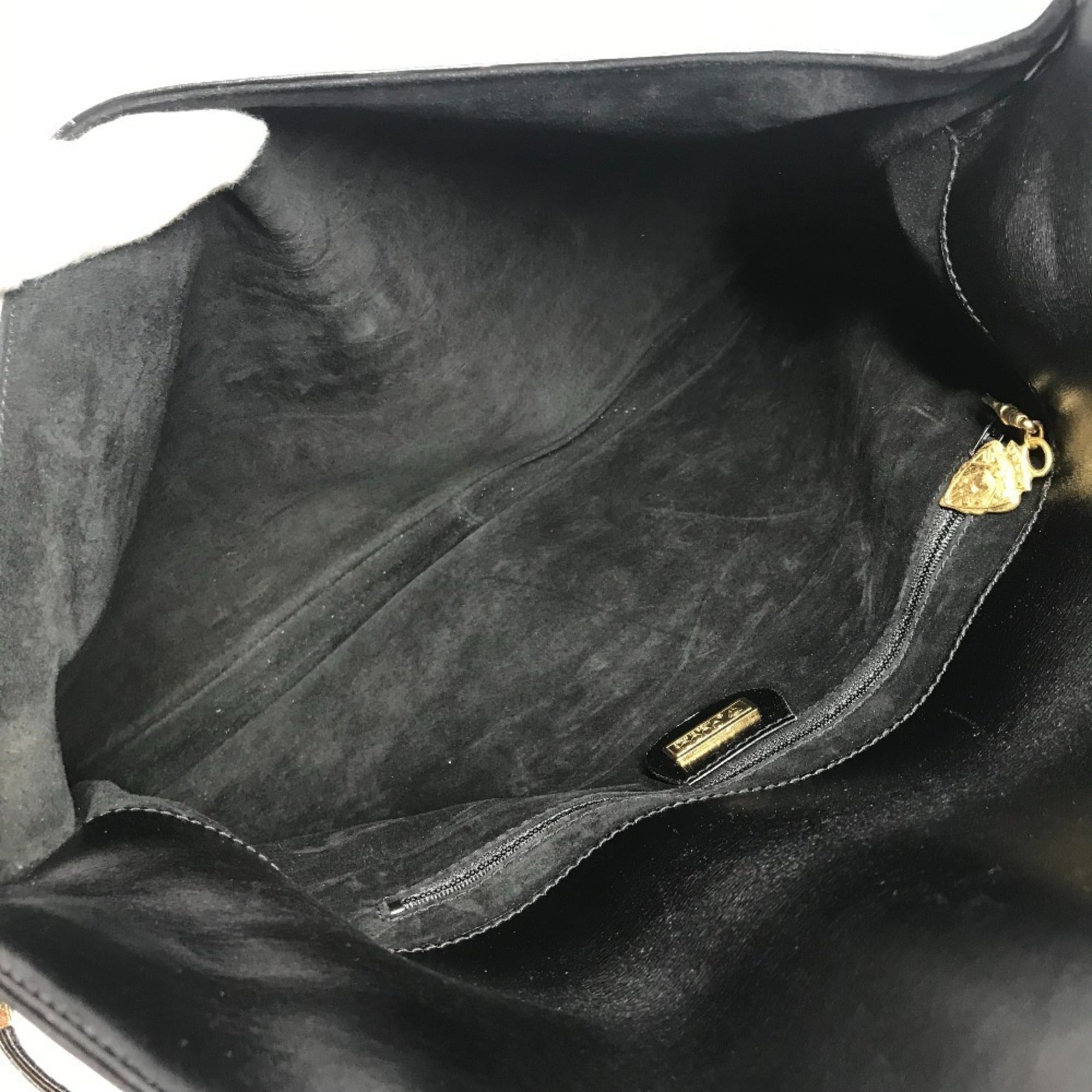 Gucci Black Leather Pochette Shoulder Bag (Pre-Owned)