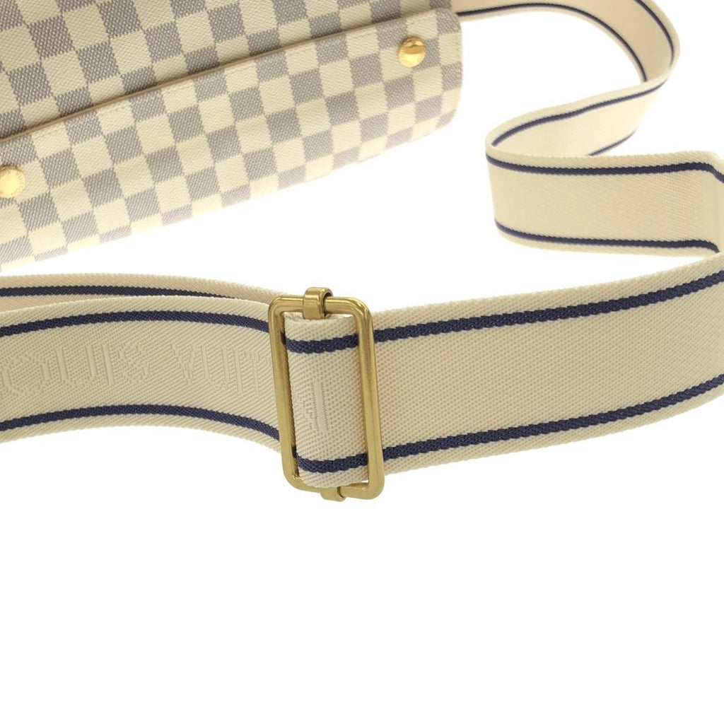 Louis Vuitton Azur White Coated Canvas Shoulder Bag