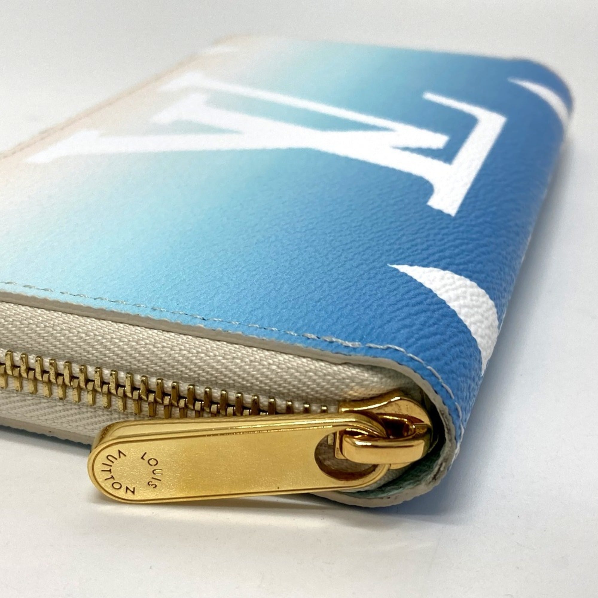 Louis Vuitton Monogram Blue Monogram Long Wallet