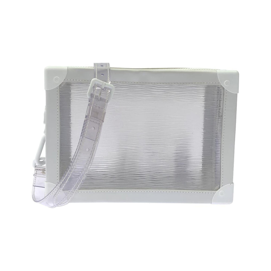 Louis Vuitton Clear White Pvc Leather Shoulder Bag