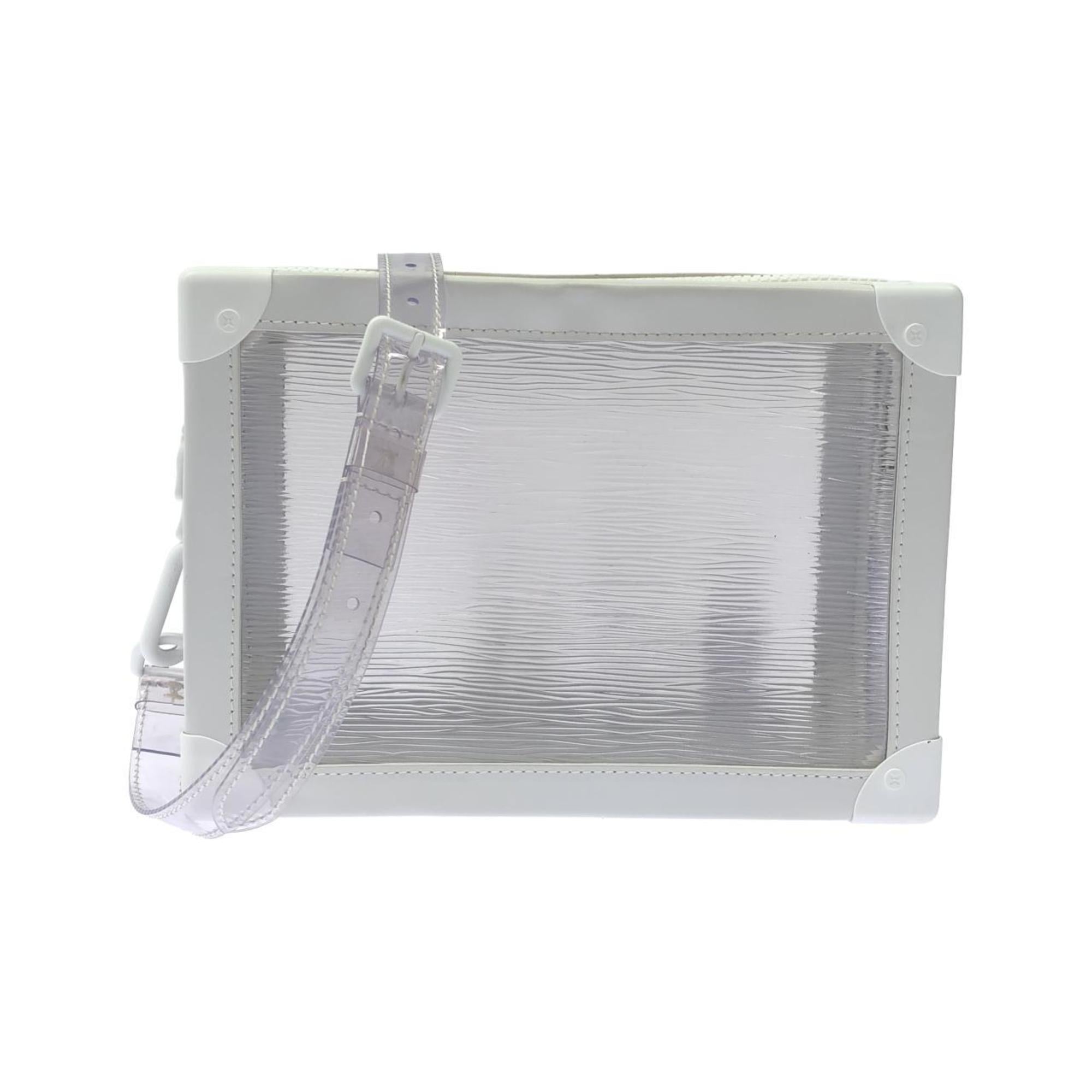 Louis Vuitton Clear White Pvc Leather Shoulder Bag